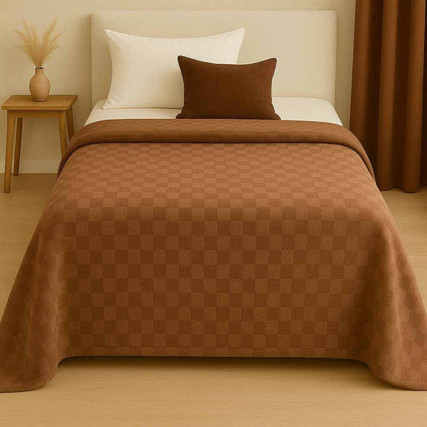 Winter Rabbit Faux Fur Throw Blanket - Amoris