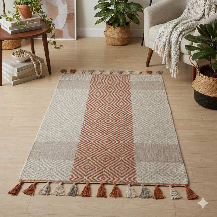 Hand Woven Tassel Area Rug - Averon – Rezlan Home