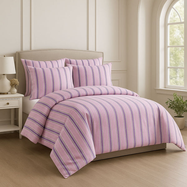 Spring/Summer 100% cotton Duvet Cover Set - Lilac Bay