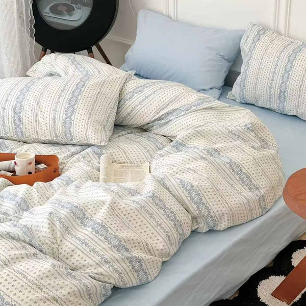 Spring/Summer 100% cotton Duvet Cover Set - Serenya