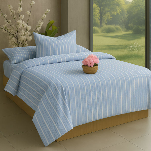 Spring/Summer 100% cotton Duvet Cover Set - Skyvale